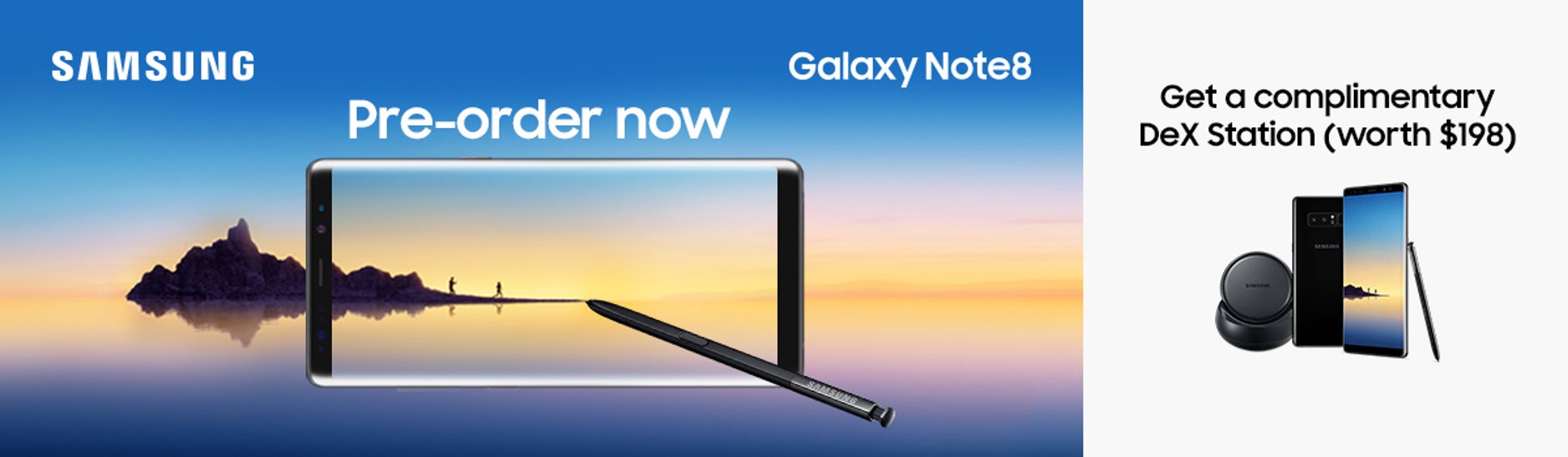 Samsung Galaxy Note8 Pre-order on Lazada.sg